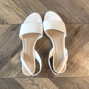 Aldo Kaeissi Tortoise Shell White Sling Back Sandal